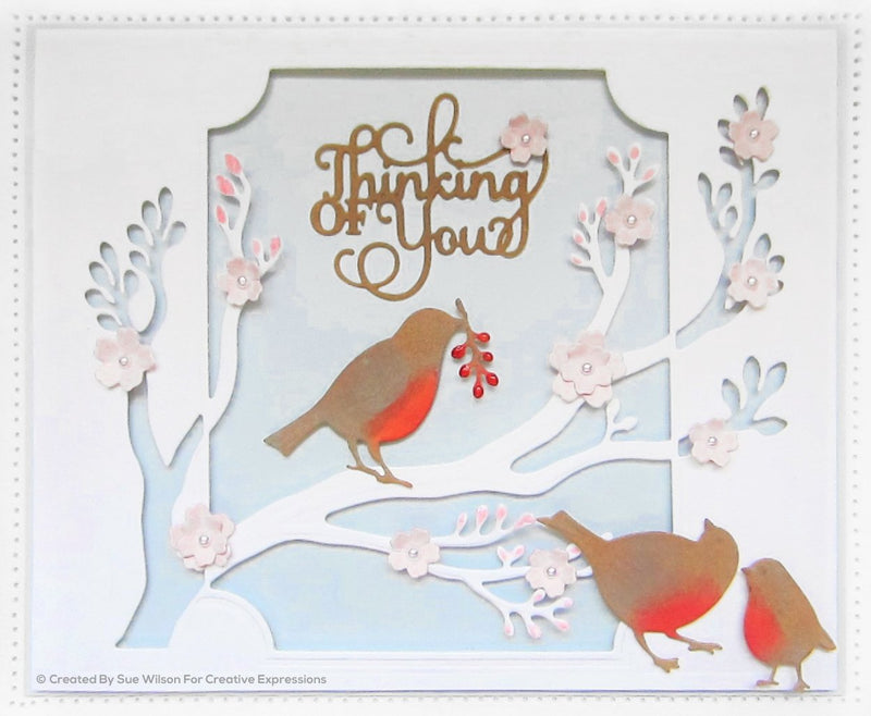 Sue Wilson Finishing Touches Cherry Blossoms Craft Die-8