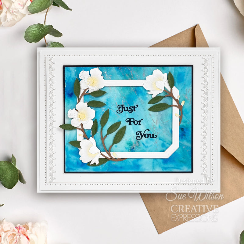 Troquel para manualidades Magnolia de la colección Layered Flowers de Creative Expressions Sue Wilson-3