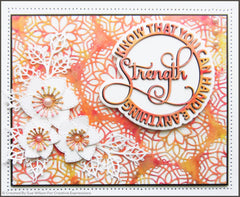 Sue Wilson Circle Sayings Strength Craft Die-3