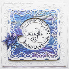 Sue Wilson Circle Sayings Strength Craft Die-5