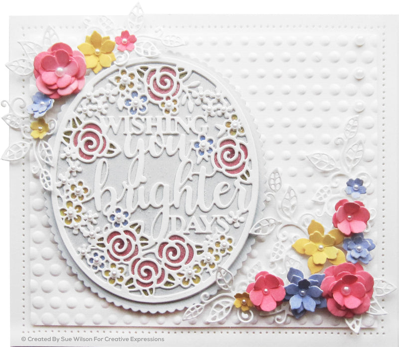 Sue Wilson All In One  Wishing You Brighter Days Craft Die-8