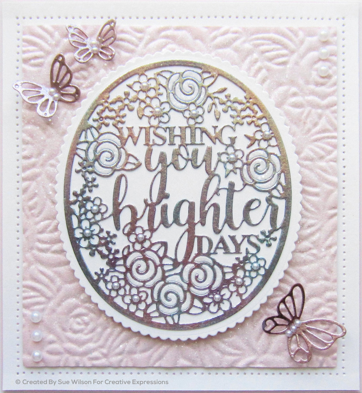 Sue Wilson All In One  Wishing You Brighter Days Craft Die-7