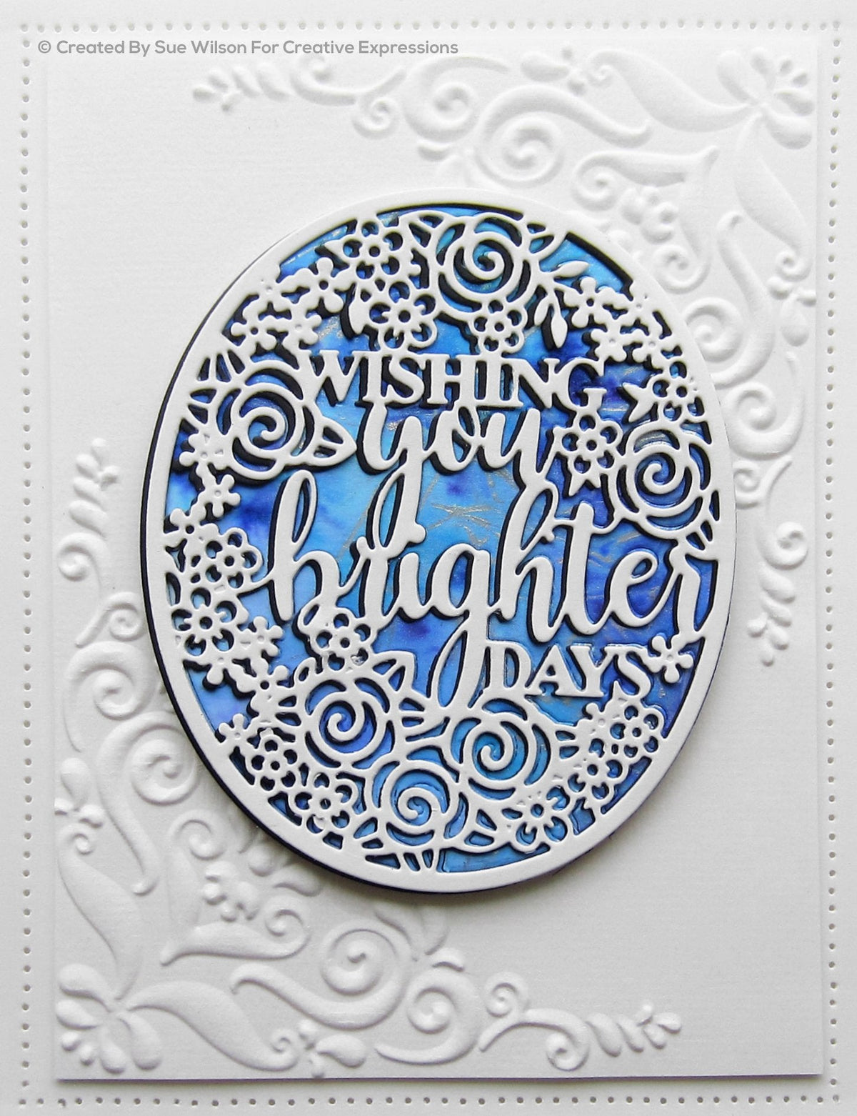Sue Wilson All In One  Wishing You Brighter Days Craft Die-2