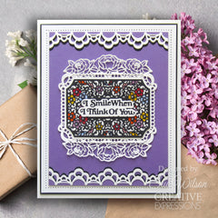 Creative Expressions Sue Wilson Border Coronet Lace Craft Die-5
