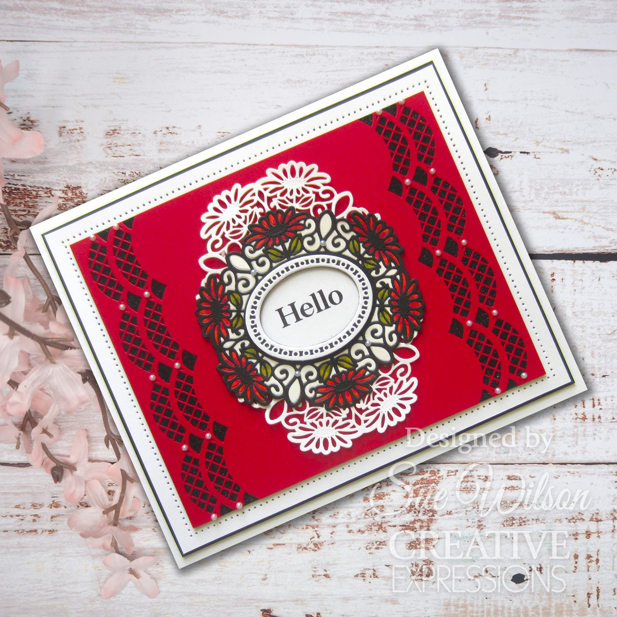 Creative Expressions Sue Wilson Frames & Tags Hazel Craft Die-5