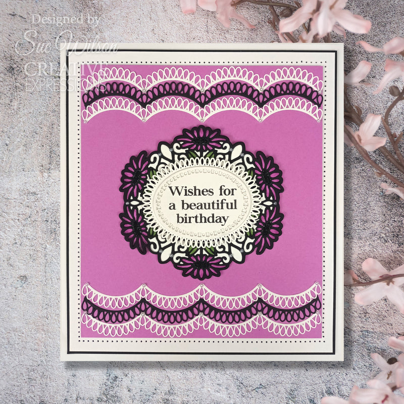 Creative Expressions Sue Wilson Frames & Tags Hazel Craft Die-4