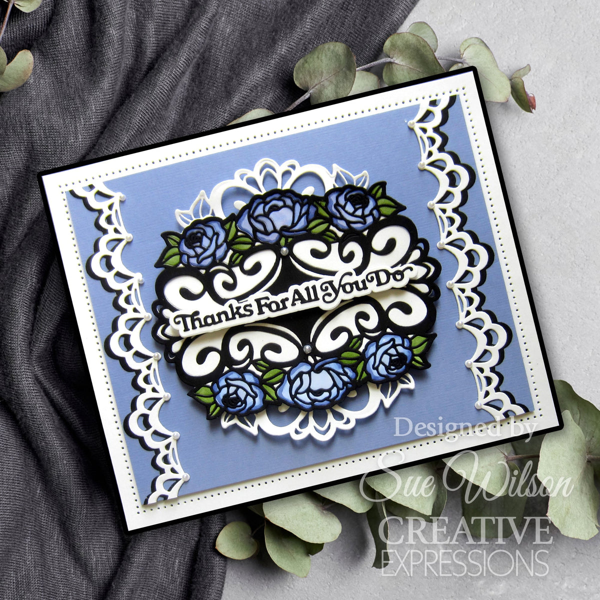 Creative Expressions Sue Wilson Frames & Tags Della Craft Die-4