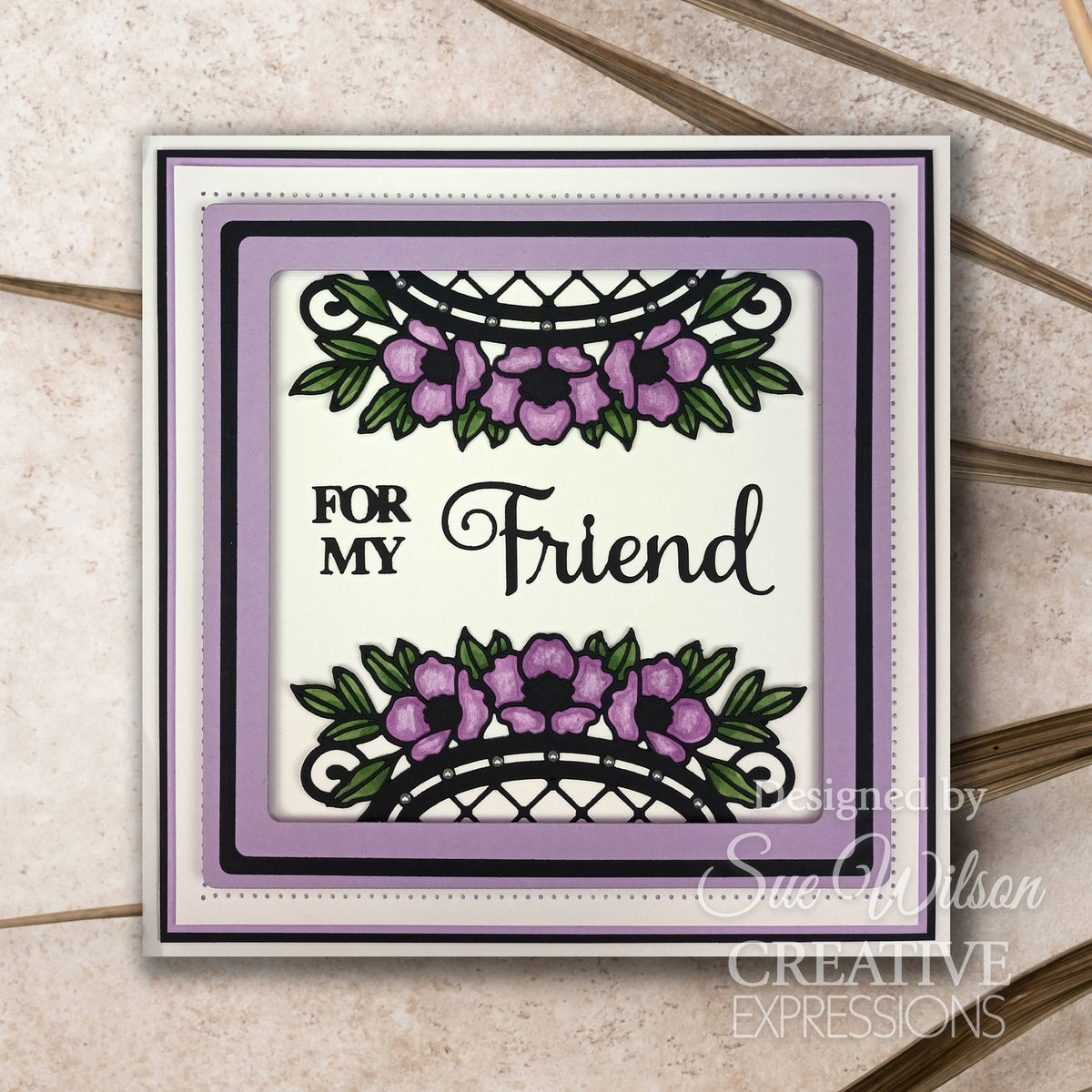 Creative Expressions Sue Wilson Frames & Tags Della Craft Die-10