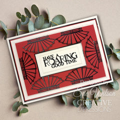 Creative Expressions Sue Wilson Mini Expressions Art Deco Have A Roaring Good Time Craft Die-3