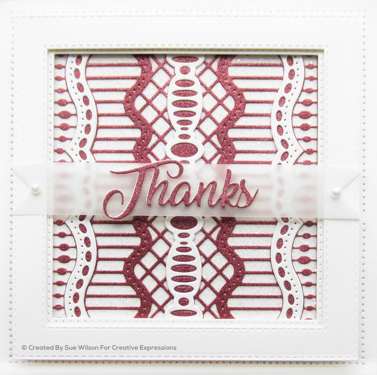 Sue Wilson Endless Options Theresa Background Craft Die-5