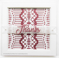 Sue Wilson Endless Options Theresa Background Craft Die-5