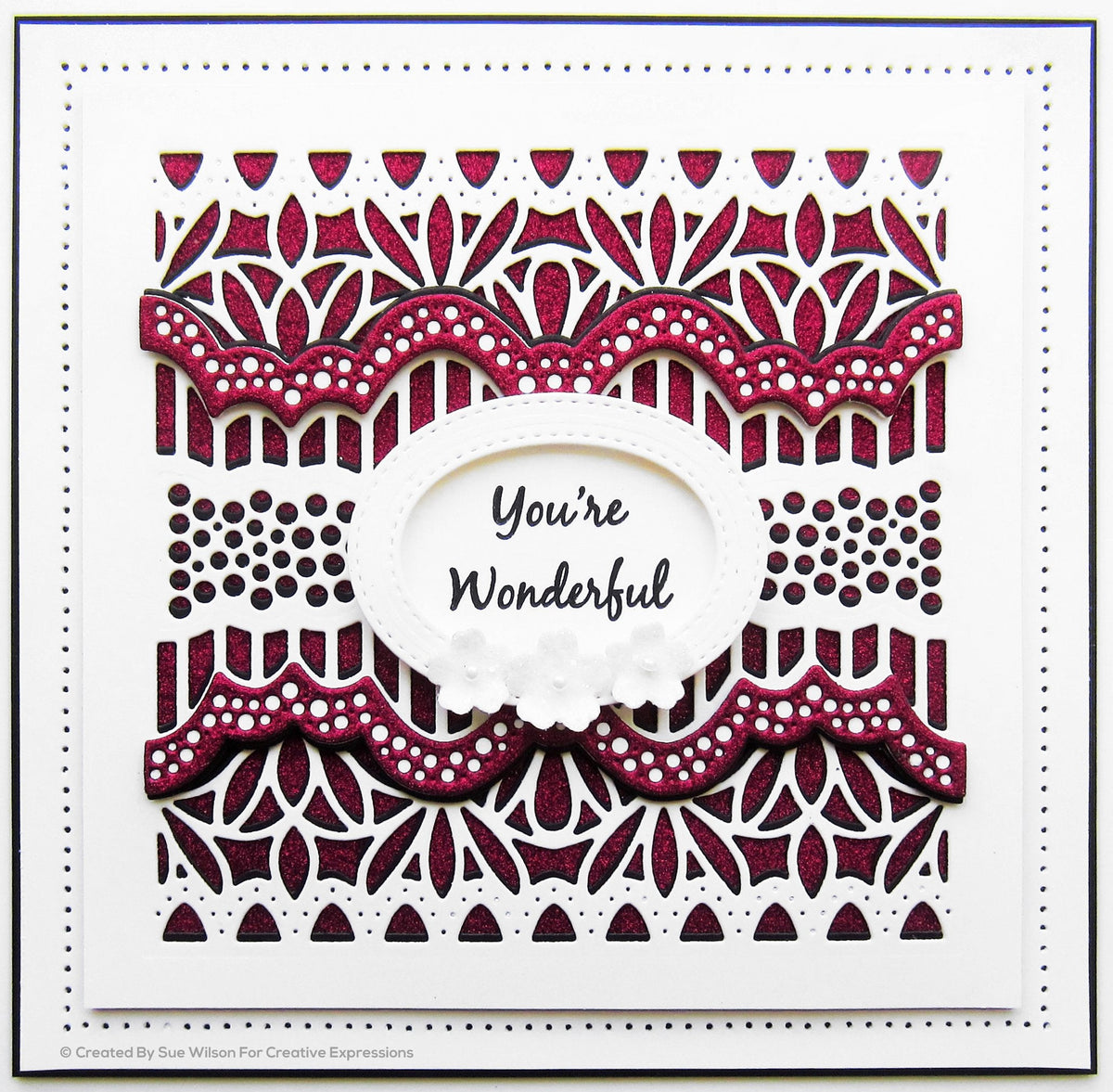 Sue Wilson  Endless Options Whitney Edger Craft Die-9