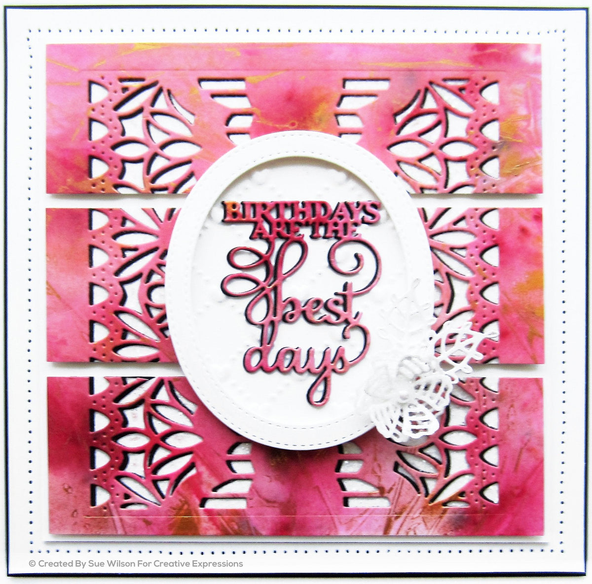 Sue Wilson Endless Options Whitney Background Craft Die-6