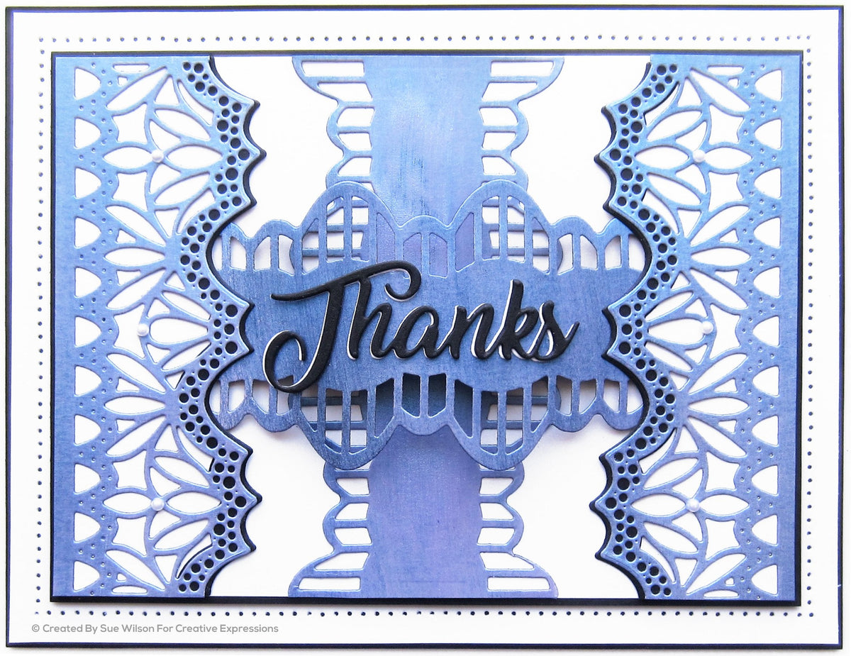 Sue Wilson Endless Options Whitney Background Craft Die-7