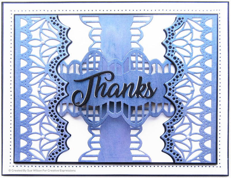 Sue Wilson Endless Options Whitney Background Craft Die-7