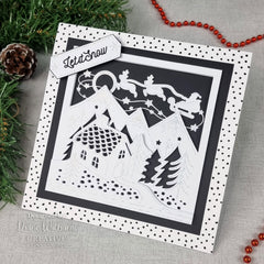 Creative Expressions Jamie Rodgers Pierced Christmas Cottage Craft Die-3