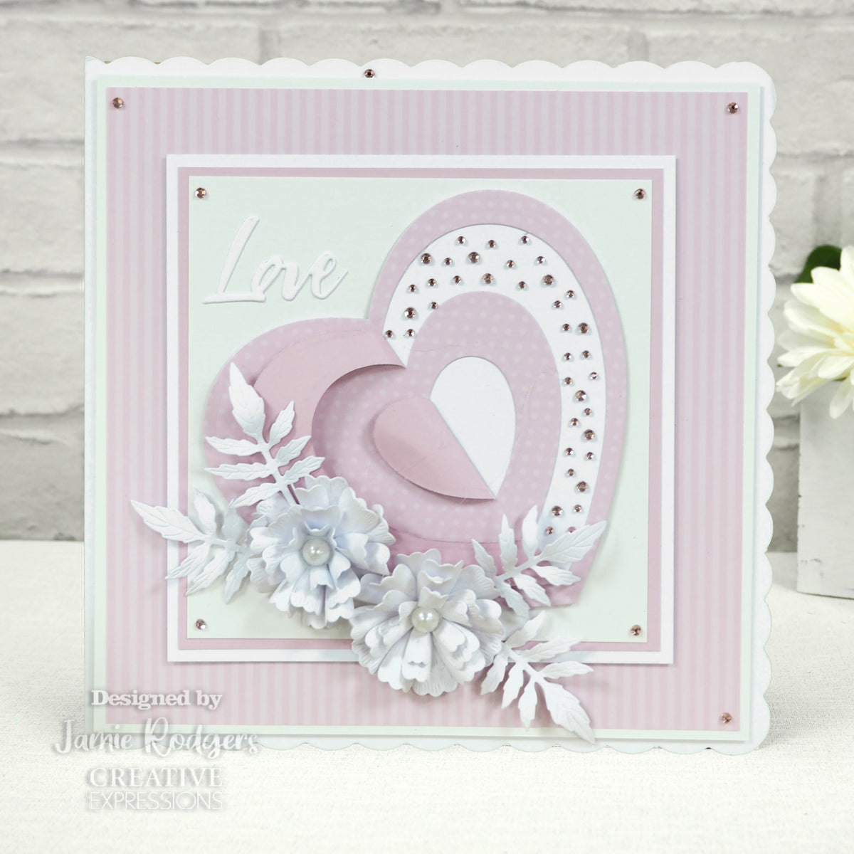 Creative Expressions Jamie Rodgers In and Out Collection Hearts Craft Die-6