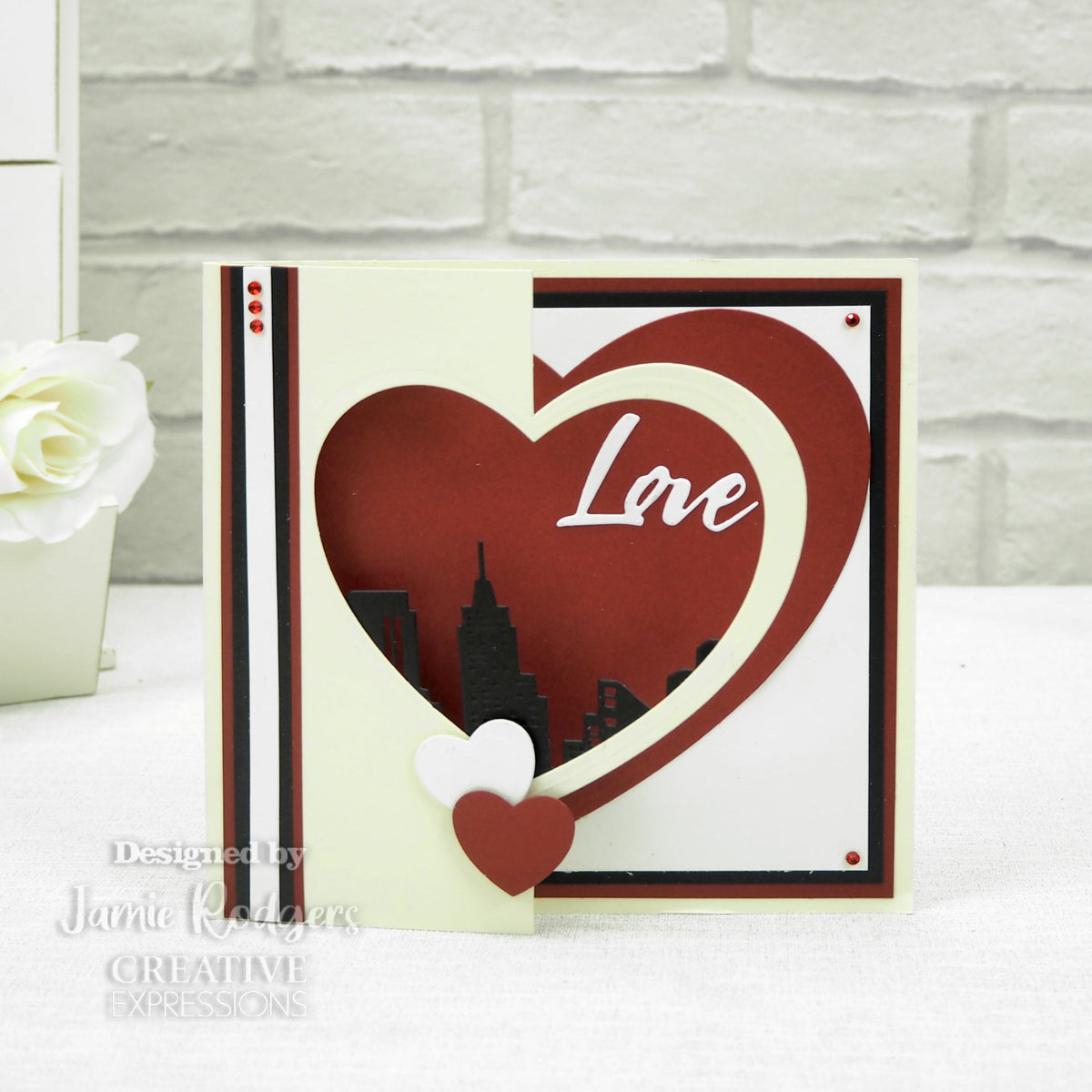 Creative Expressions Jamie Rodgers In and Out Collection Hearts Craft Die-4