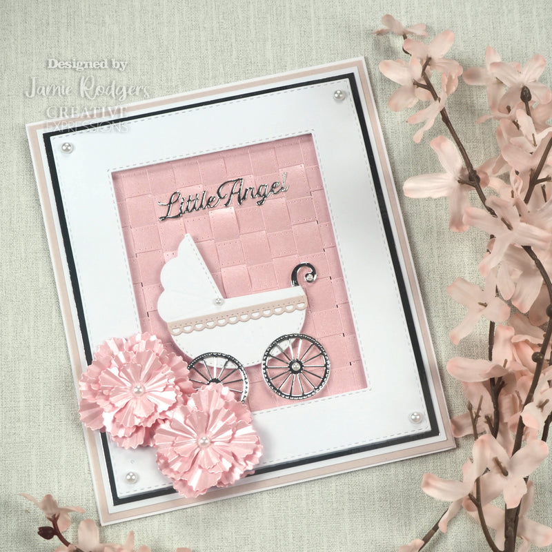 Creative Expressions Jamie Rodgers Sentiments Collection New Baby Craft Die-5