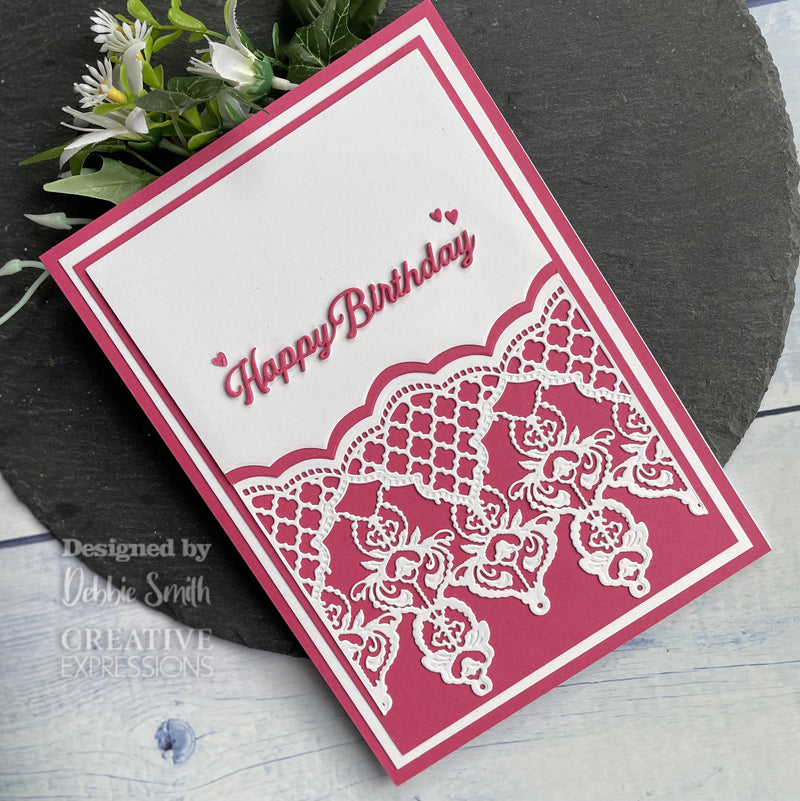 Creative Expressions Jamie Rodgers Moroccan Lace Border Craft Die-2