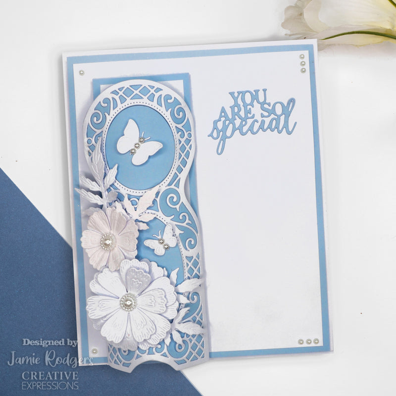 Creative Expressions Jamie Rodgers Butterfly Trellis Panel Craft Die-8