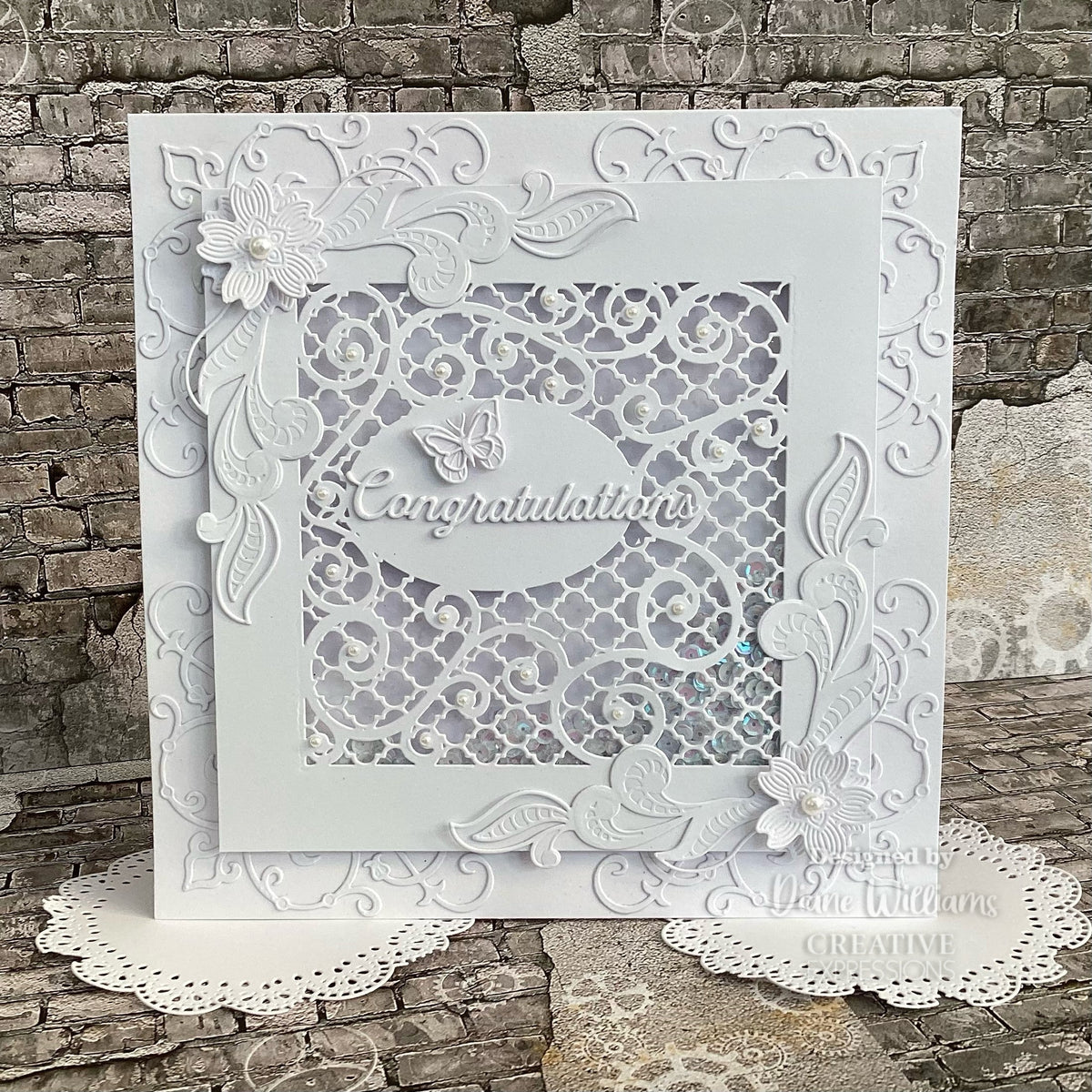 Creative Expressions Jamie Rodgers Cherry Blossom Flower & Flourish Corner Craft Die-4