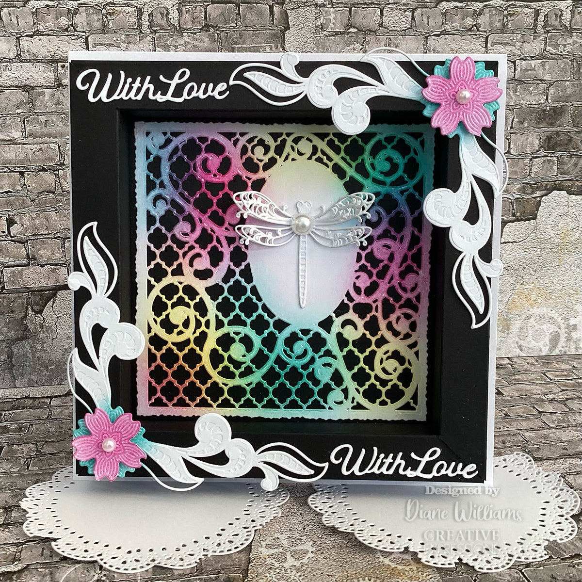 Creative Expressions Jamie Rodgers Cherry Blossom Flower & Flourish Corner Craft Die-5