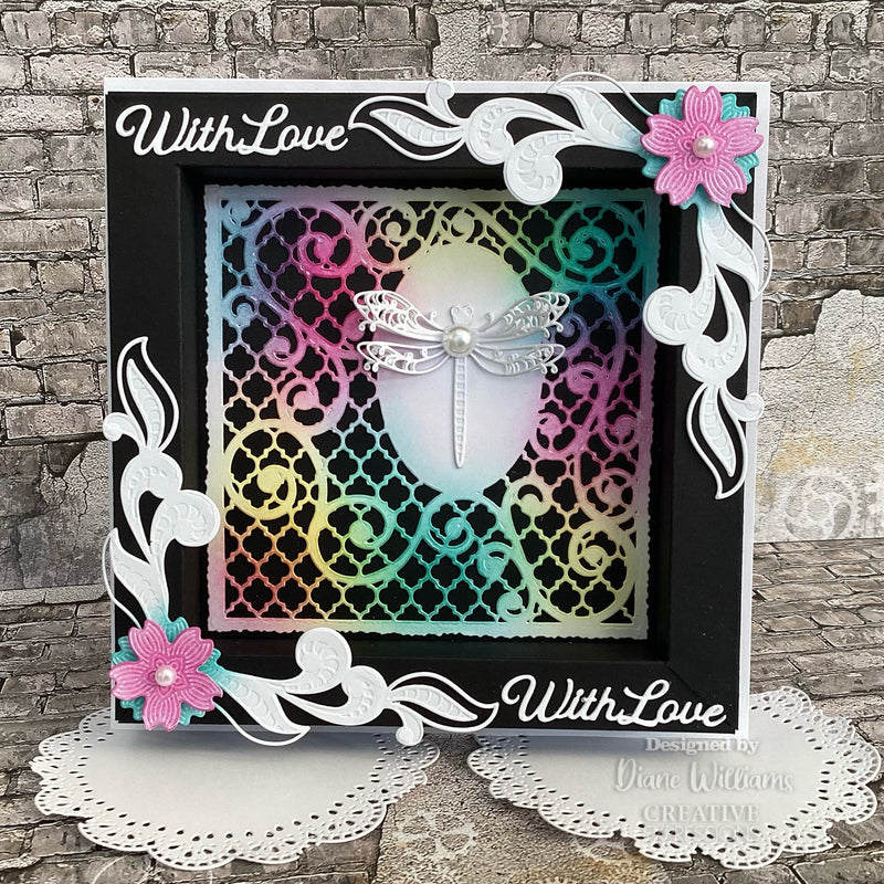 Creative Expressions Jamie Rodgers Cherry Blossom Flower & Flourish Corner Craft Die-5