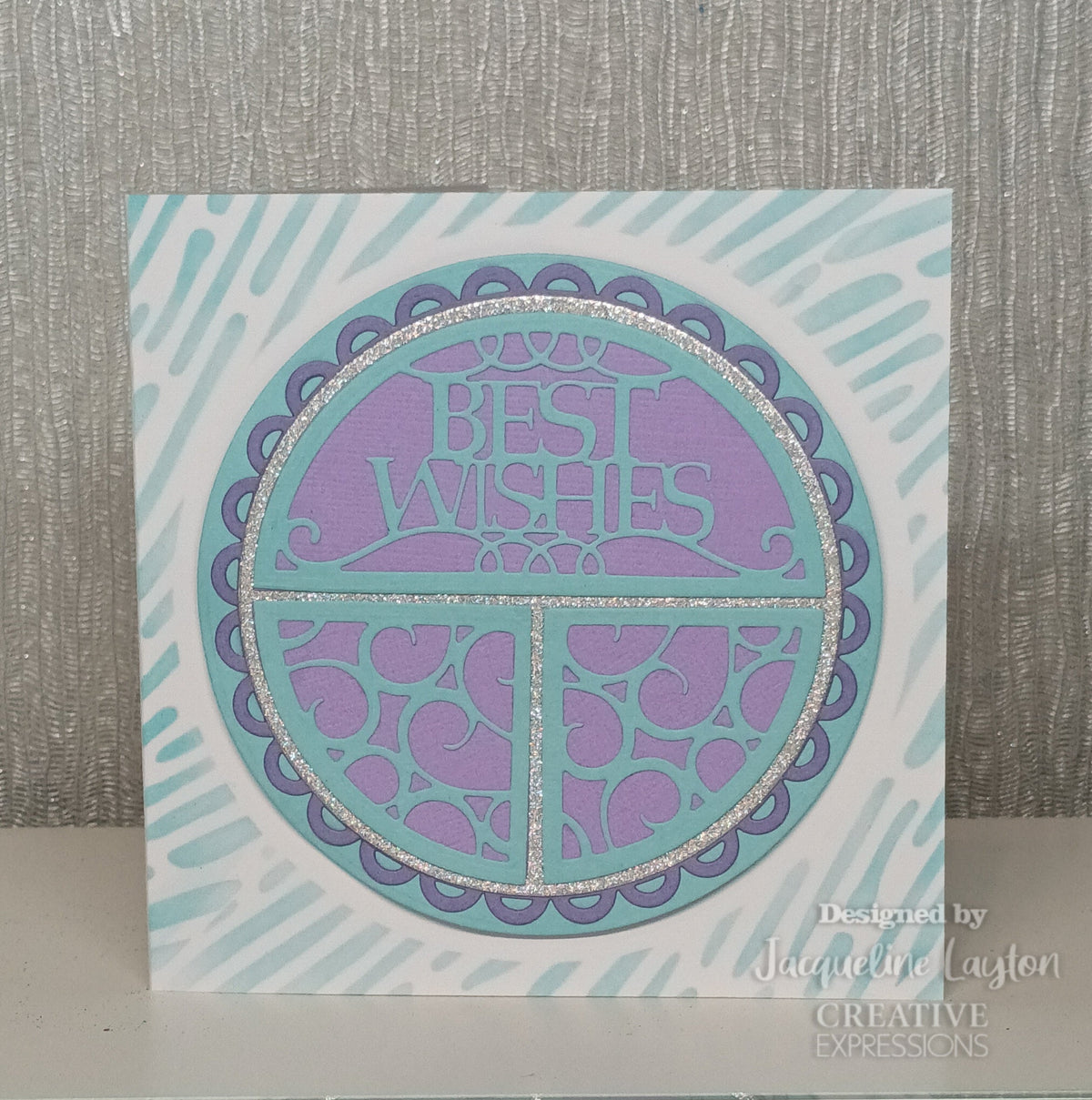 Creative Expressions Coral Rays DL Stencil 4 in x 8 in (10.0 x 20.3 cm)-5