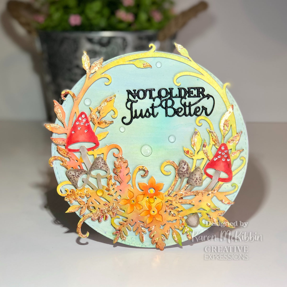 Creative Expressions Paper Cuts Autumnal Wreath Craft Die-2