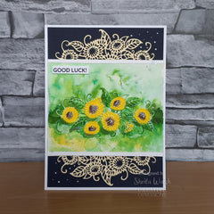 Creative Expressions Paper Cuts Wild Sunflower Edger Craft Die-3
