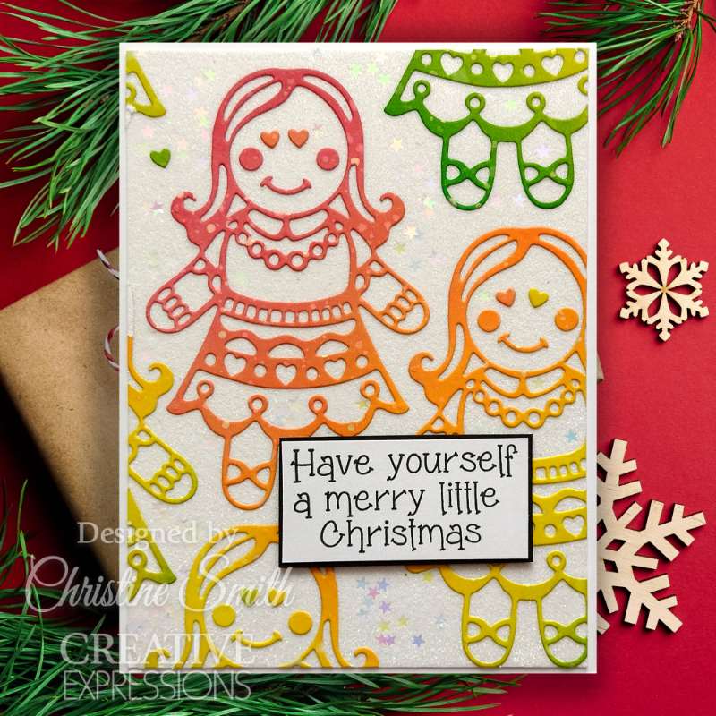 Creative Expressions Paper Cuts Festive Gingerbread Girl Craft Die-6
