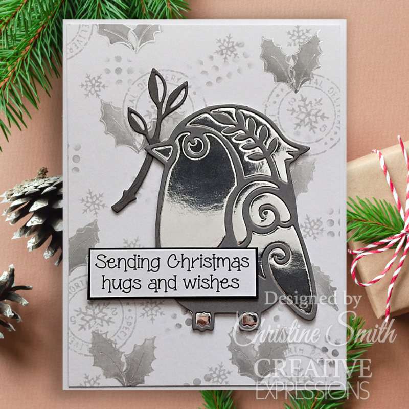 Creative Expressions Paper Cuts Festive Robin Craft Die-5