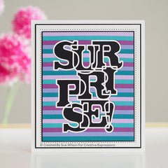 Sue Wilson Big Bold Words Surprise Craft Die & Stamp Set-6