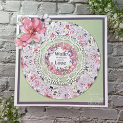 The Paper Boutique Sunny Gardens Bloc de papier 20 x 20 cm-8