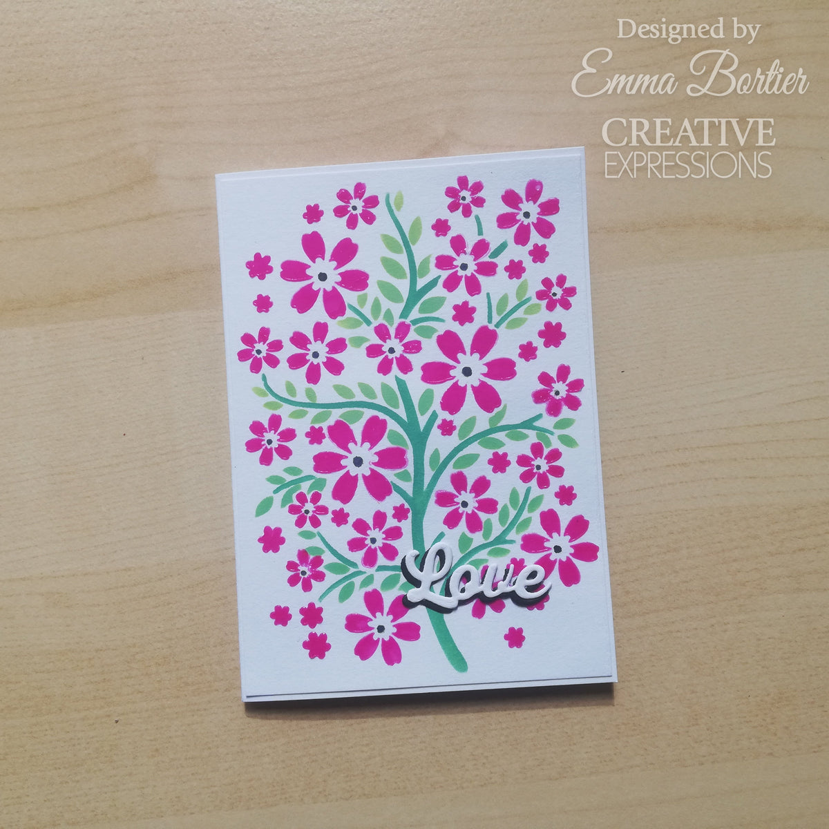 Creative Expressions Blossom Tree Mini Triple Layering Stencil 4 in x 3 in Set of 3-2