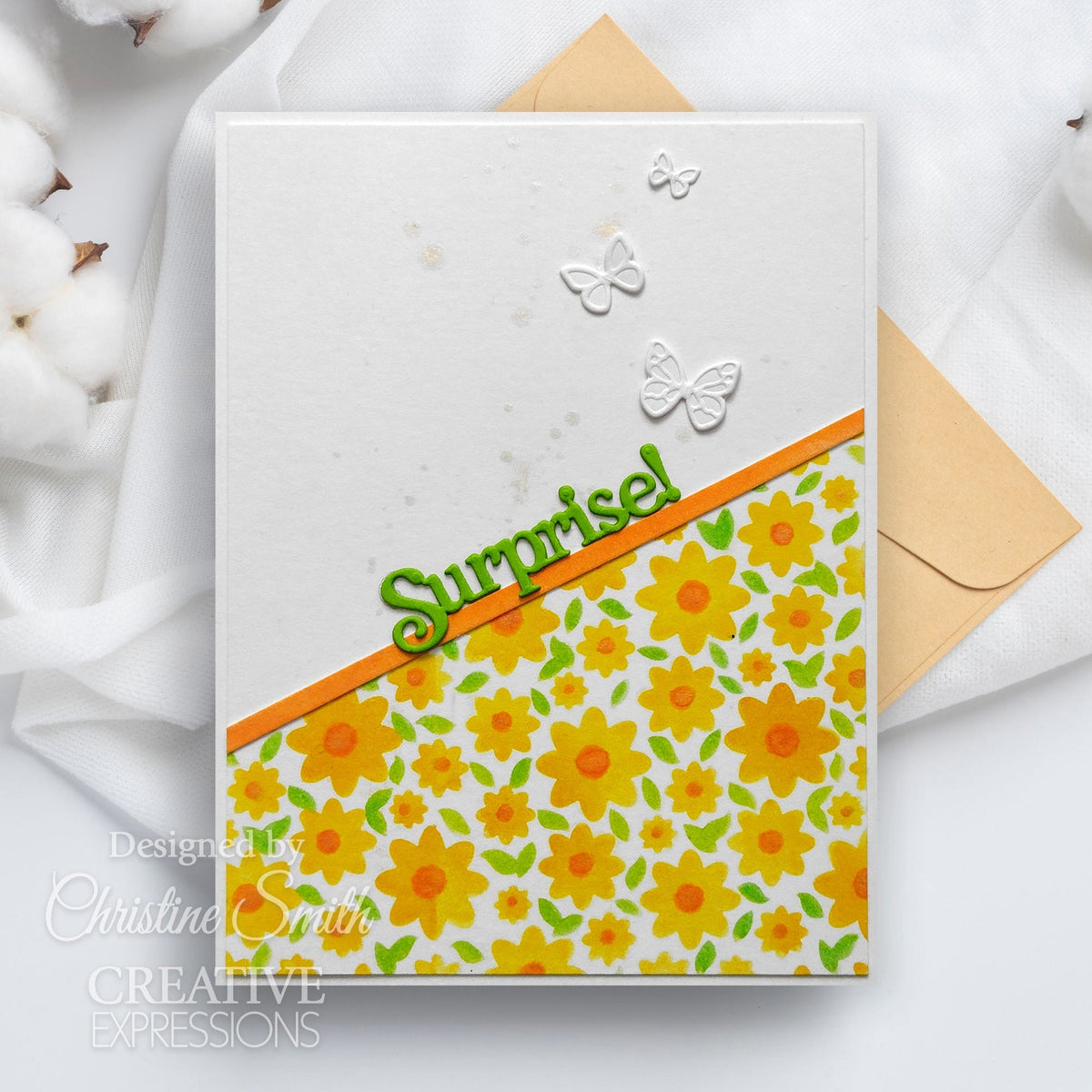 Creative Expressions Daisies Mini Triple Layering Stencil 4 in x 3 in Set of 3-5