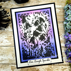 Creative Expressions Dreamy Harebells 4 in x 6 in Pre Cut Rubber Stamp-2