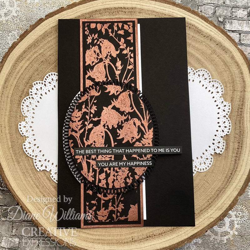 Creative Expressions Dreamy Harebells 4 in x 6 in Pre Cut Rubber Stamp-3