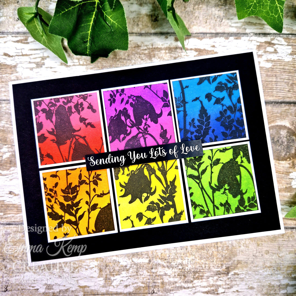 Creative Expressions Dreamy Harebells 4 in x 6 in Pre Cut Rubber Stamp-6