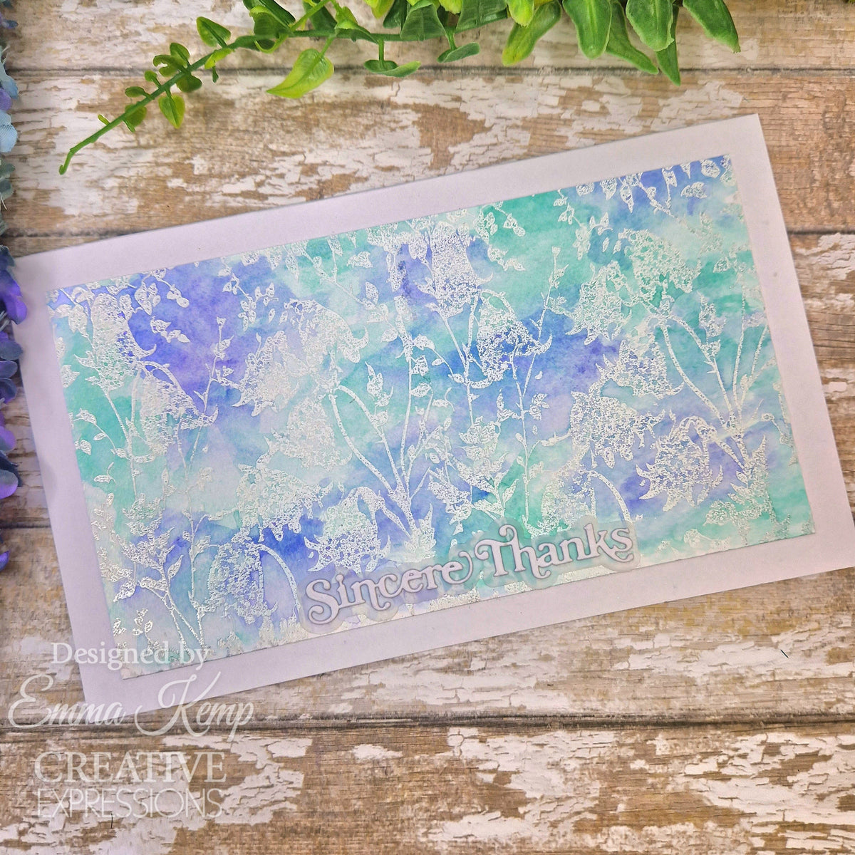 Creative Expressions Dreamy Harebells 4 in x 6 in Pre Cut Rubber Stamp-7