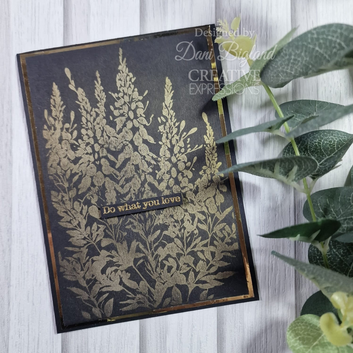 Creative Expressions Foxglove Garden 4 in x 6 in Pre Cut Rubber Stamp-6