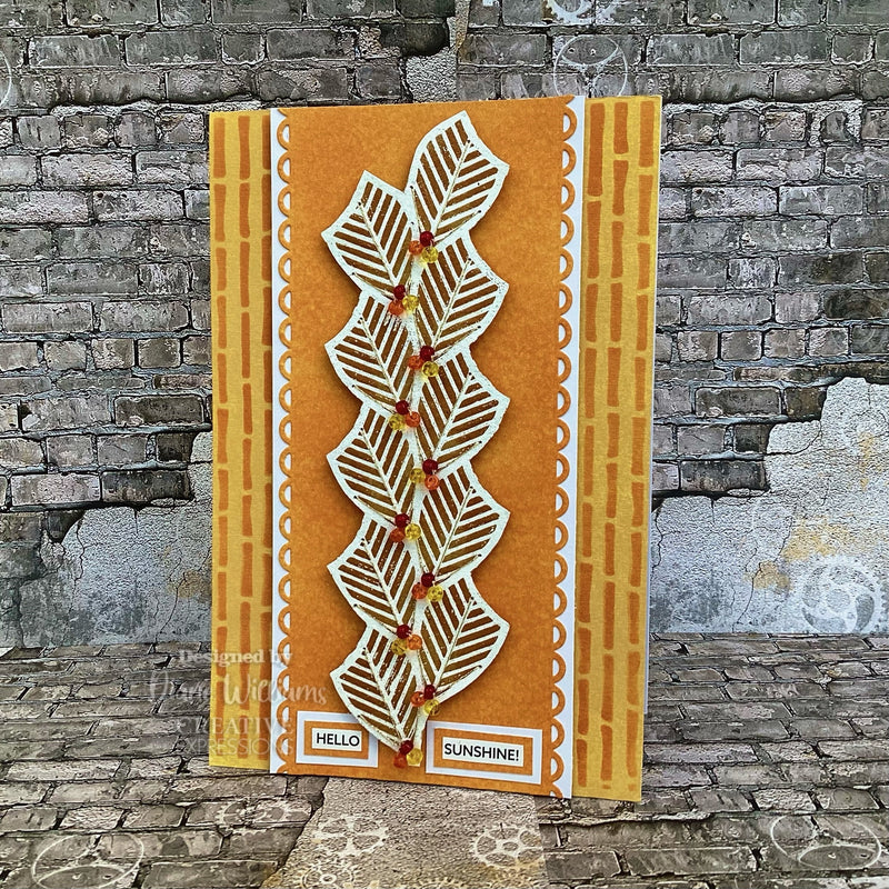Creative Expressions Bamboo Sticks DL Stencil 4 in x 8 in (10.0 x 20.3 cm)-3