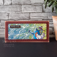 Creative Expressions Peacock Feathers DL Stencil 4 in x 8 in (10.0 x 20.3 cm)-2