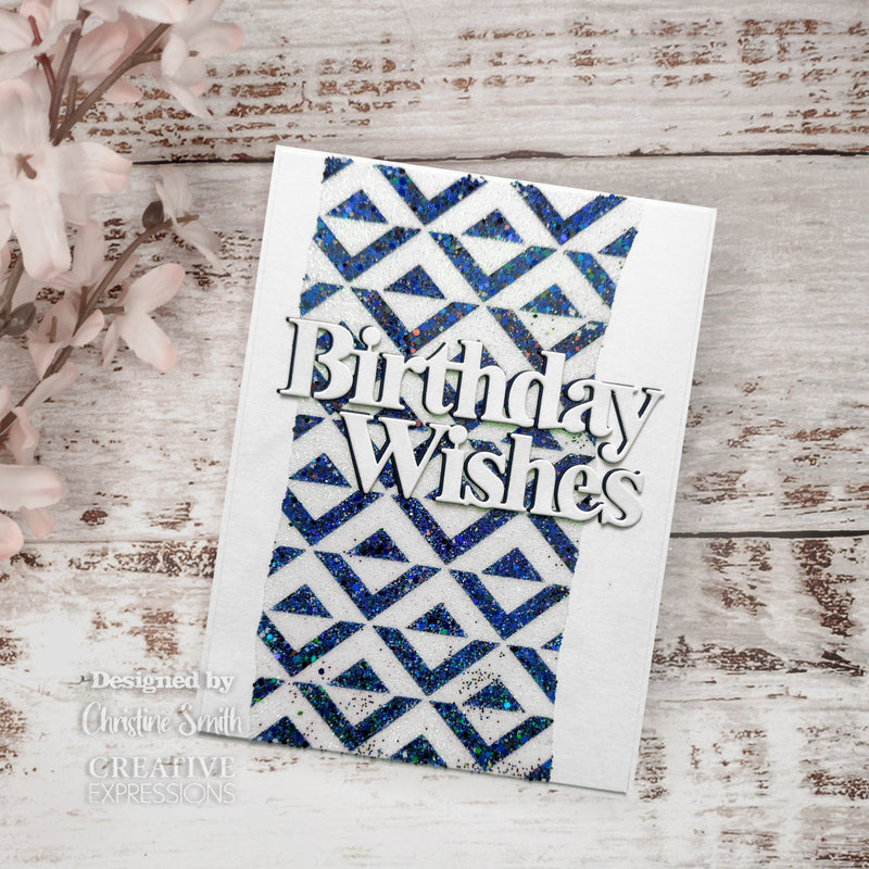 Creative Expressions Tip Top DL Stencil 4 in x 8 in (10.0 x 20.3 cm)-3
