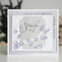 Sue Wilson Circle Sayings Strength Craft Die-7