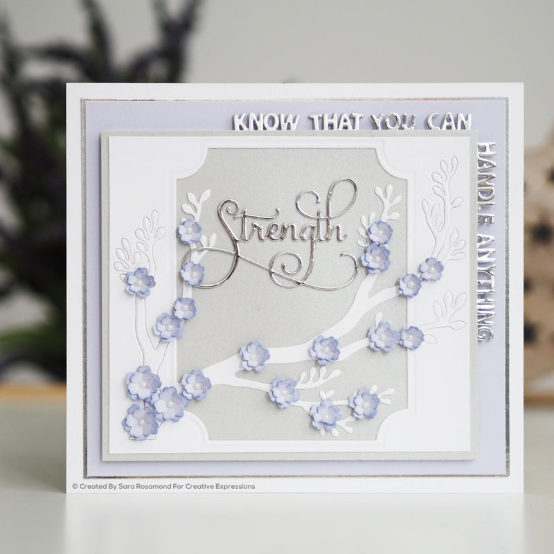 Sue Wilson Circle Sayings Strength Craft Die-7