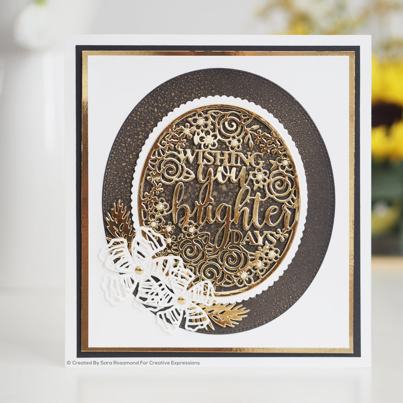 Sue Wilson All In One  Wishing You Brighter Days Craft Die-5