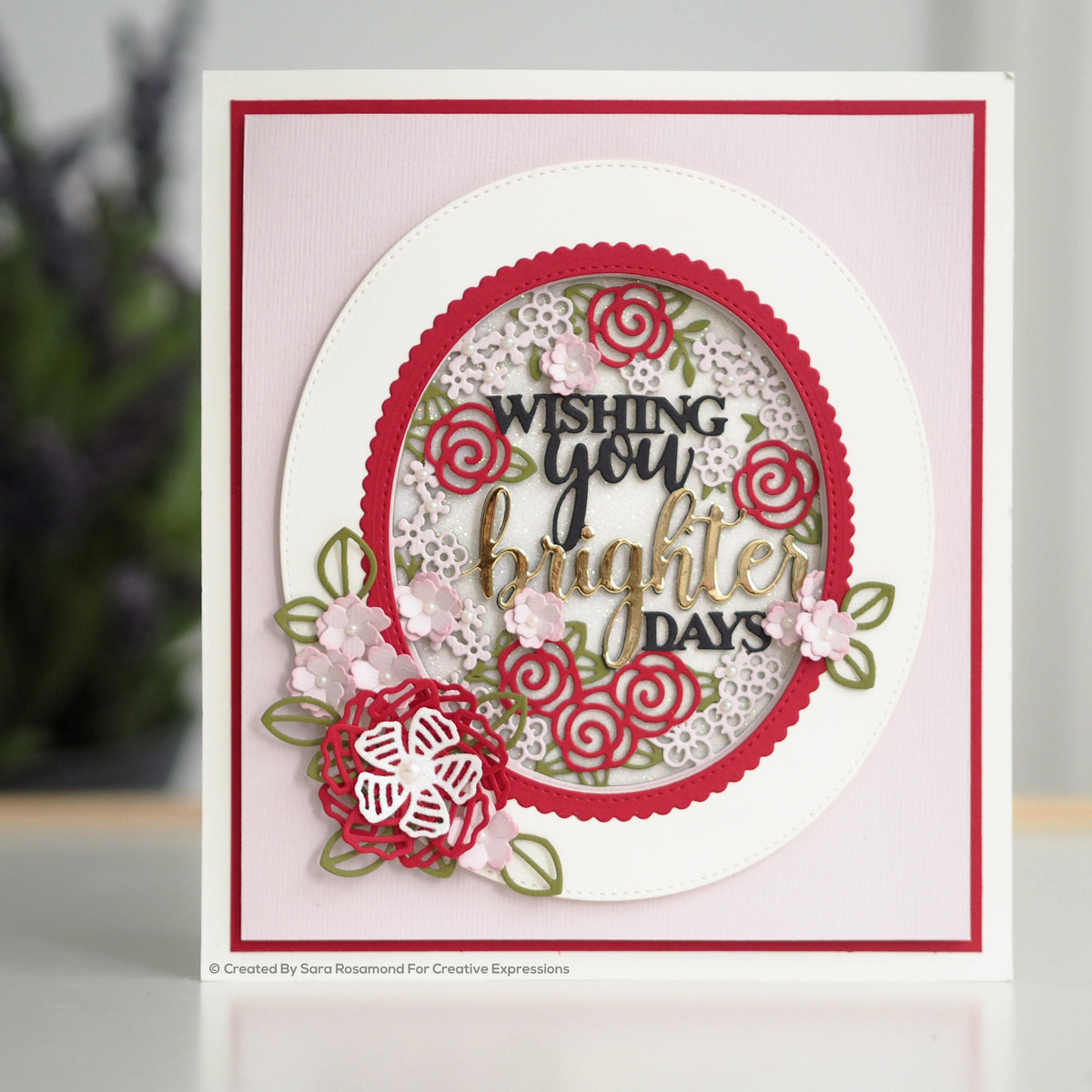 Sue Wilson All In One  Wishing You Brighter Days Craft Die-4