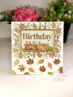 Creative Expressions Sue Wilson Block Sentiments Birthday Wishes Craft Die-4